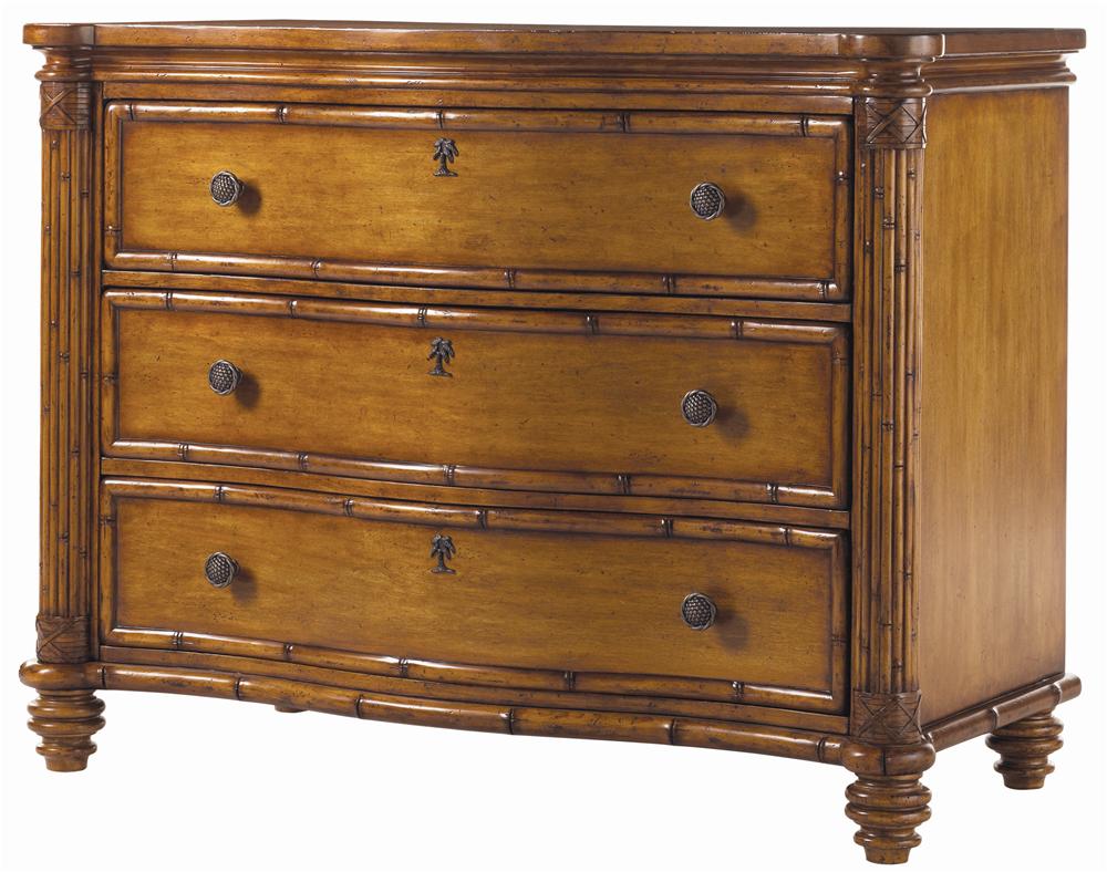 Tommy Bahama Home Island Estate 300473965 3 Drawer Barbados Chest Baer's Furniture Nightstands